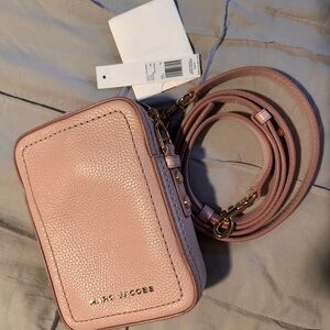 Marc Jacobs Pink Textured Crossbody Bag